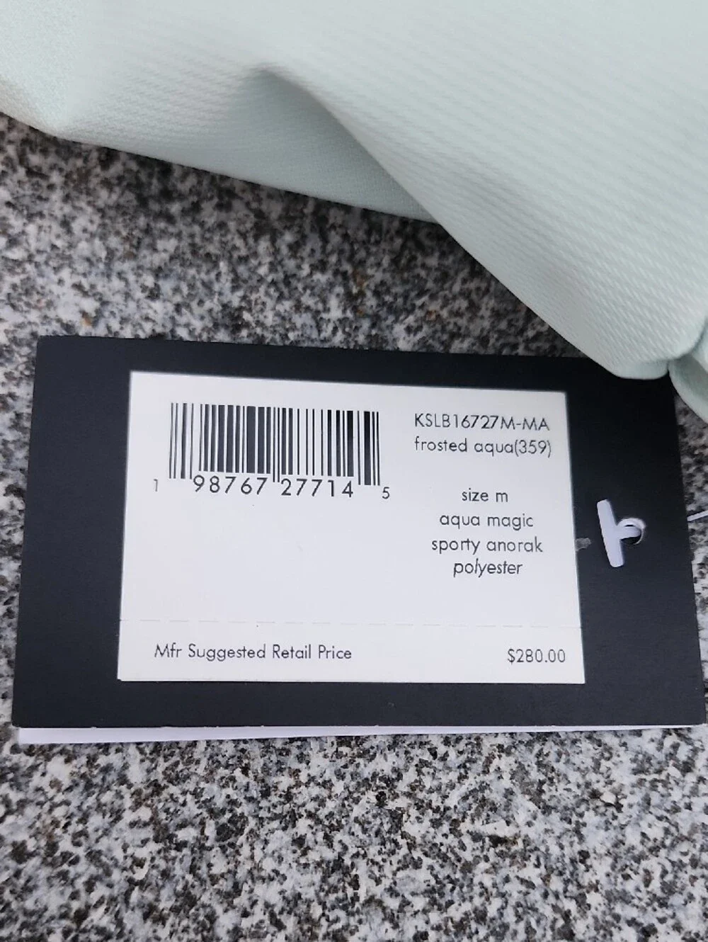 kate spade cropped aqua